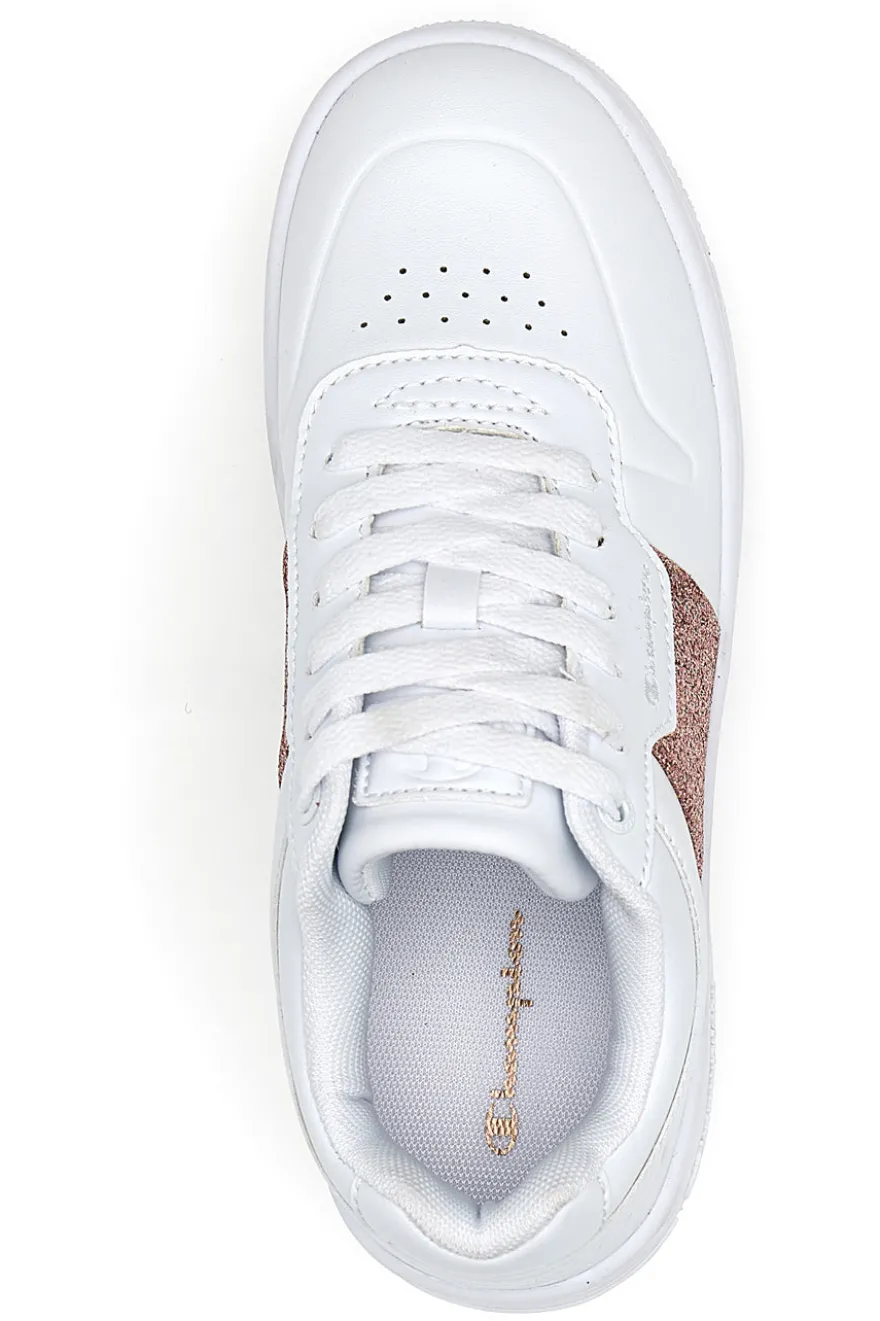 Sneakers Champion Rebound Platform Sparkle Bianche