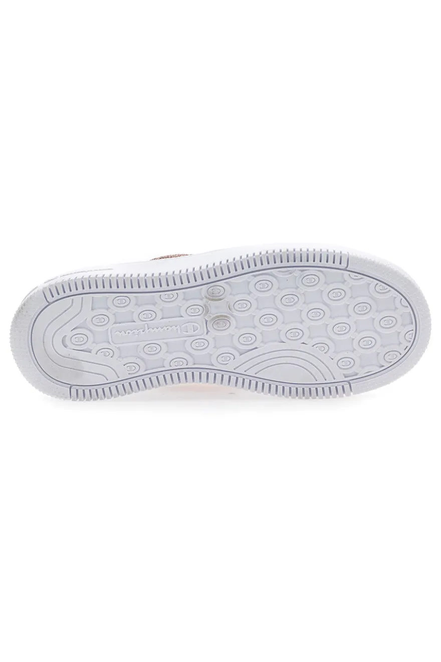 Sneakers Champion Rebound Platform Sparkle Bianche