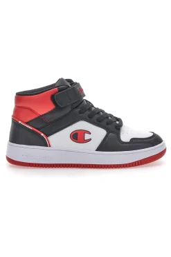Sneakers Champion Rebound 2.0 Mid Bianco-Nero-Rosso