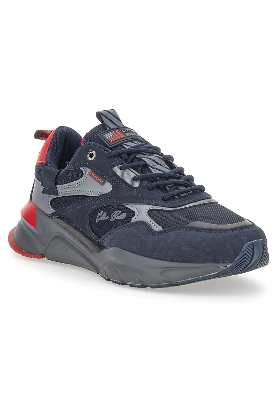 Sneakers Chunky Cotton Belt Focus Blu