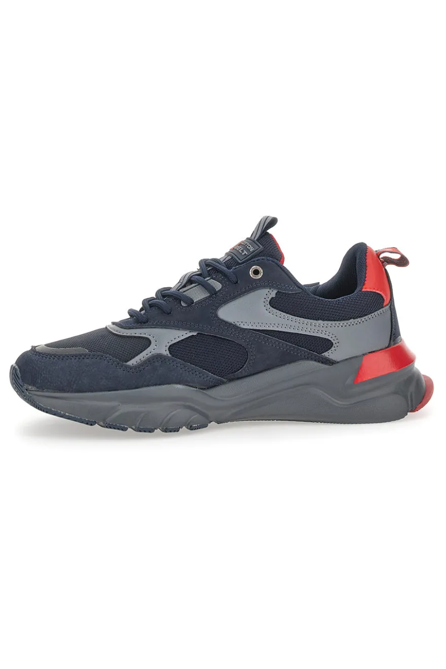 Sneakers Chunky Cotton Belt Focus Blu