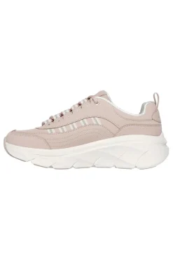Sneakers Cipria con Dettagli Glitter SKECHERS D'LUX WALKER 2.0 GOLDEN STEP
