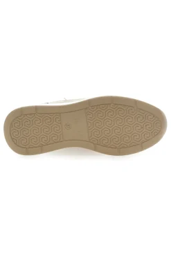 Sneakers cipria traforate con zip e zeppa Inblu 481IN