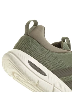 Sneakers Cloudfoam Flex con lacci elasticizzati Adidas Verde Oliva