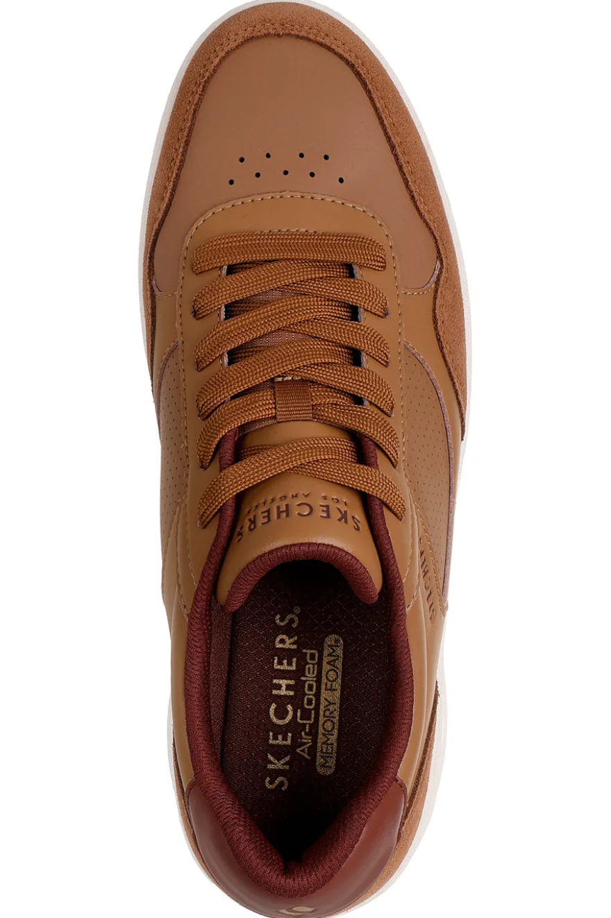 Sneakers color cuoio con soletta Air-Cooled Skechers UNO CTL OUT OF SIGHT