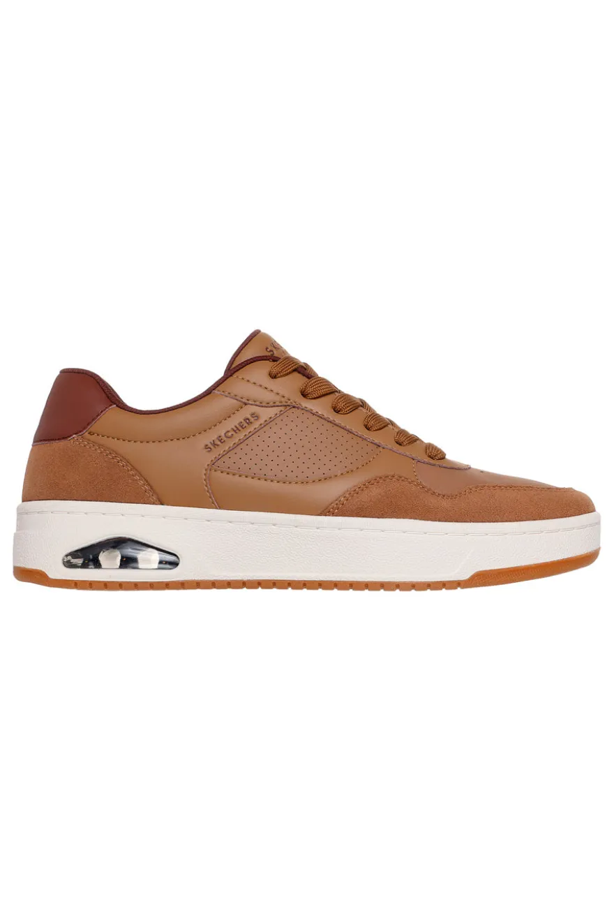 Sneakers color cuoio con soletta Air-Cooled Skechers UNO CTL OUT OF SIGHT