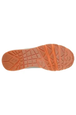 Sneakers color grigio con suola ammortizzata Air-Cooled Memory Foam Skechers Uno Suited On Air