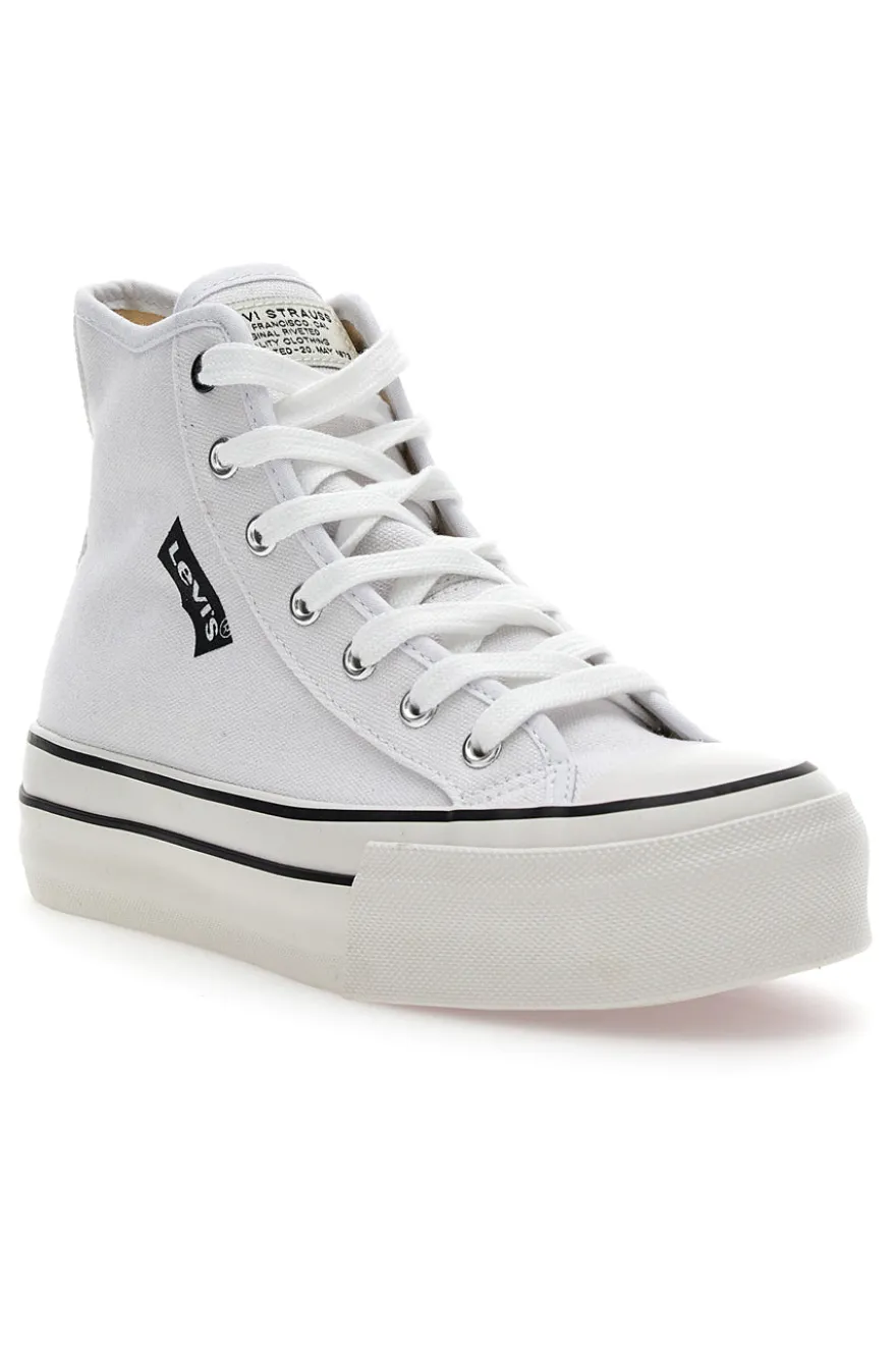 Sneakers con Flatform Bianche Levi's 021