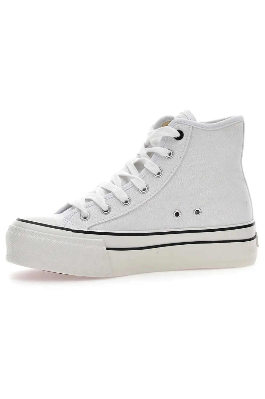 Sneakers con Flatform Bianche Levi's 021