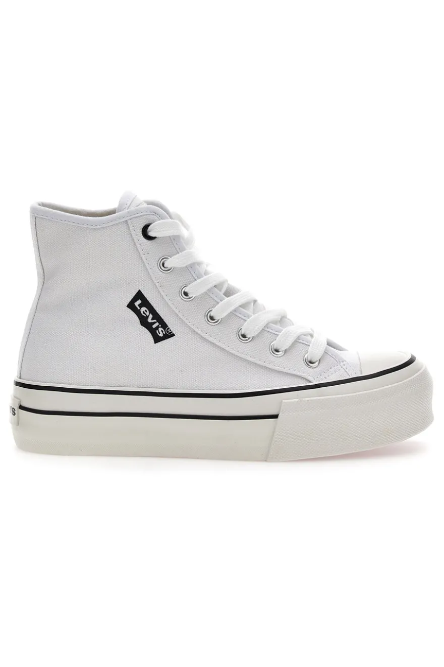 Sneakers con Flatform Bianche Levi's 021