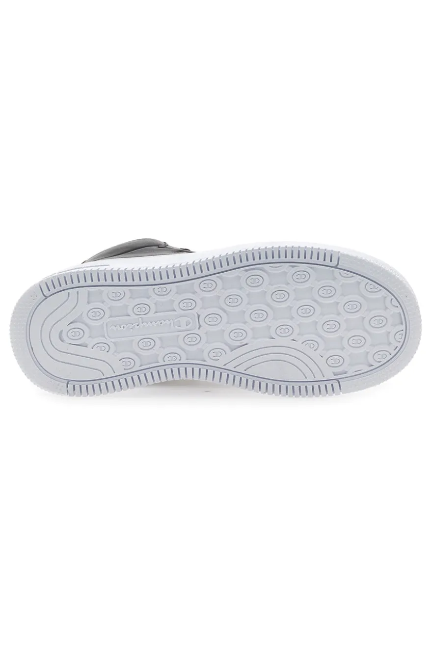 Sneakers con Flatform Champion Rebound Plat Mid Animalier Nere