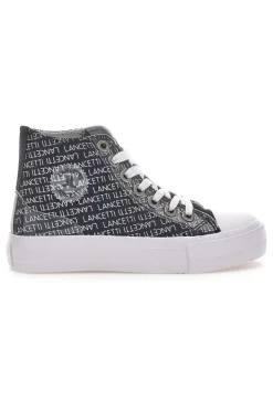 Sneakers Con Flatform Lancetti 123 Nere