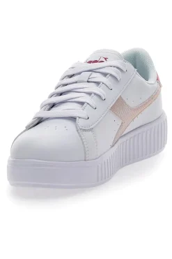 Sneakers con Lacci Bianche Diadora Game Step GS Glazed