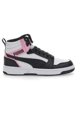 Sneakers con Lacci Bianche e Nere Puma Rebound V6