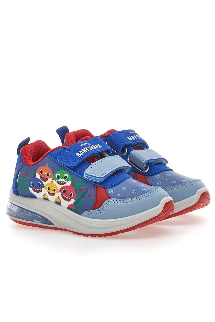 Sneakers con Luci Baby Shark 5208 Blu