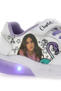 Sneakers Con Luci Charlotte 5920 Bianche
