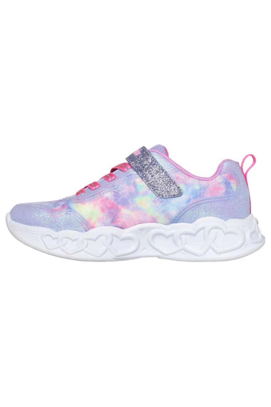 Sneakers con Luci da Bimbi Skechers Infinite Heart Light-Color Lovin