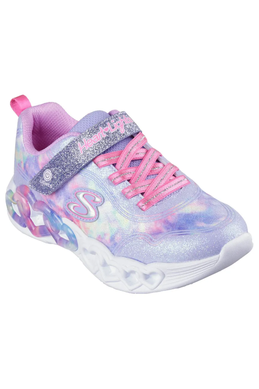 Sneakers con Luci da Bimbi Skechers Infinite Heart Light-Color Lovin