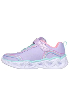 Sneakers con Luci da Bimbi Skechers Heart Lights Retro Hearts