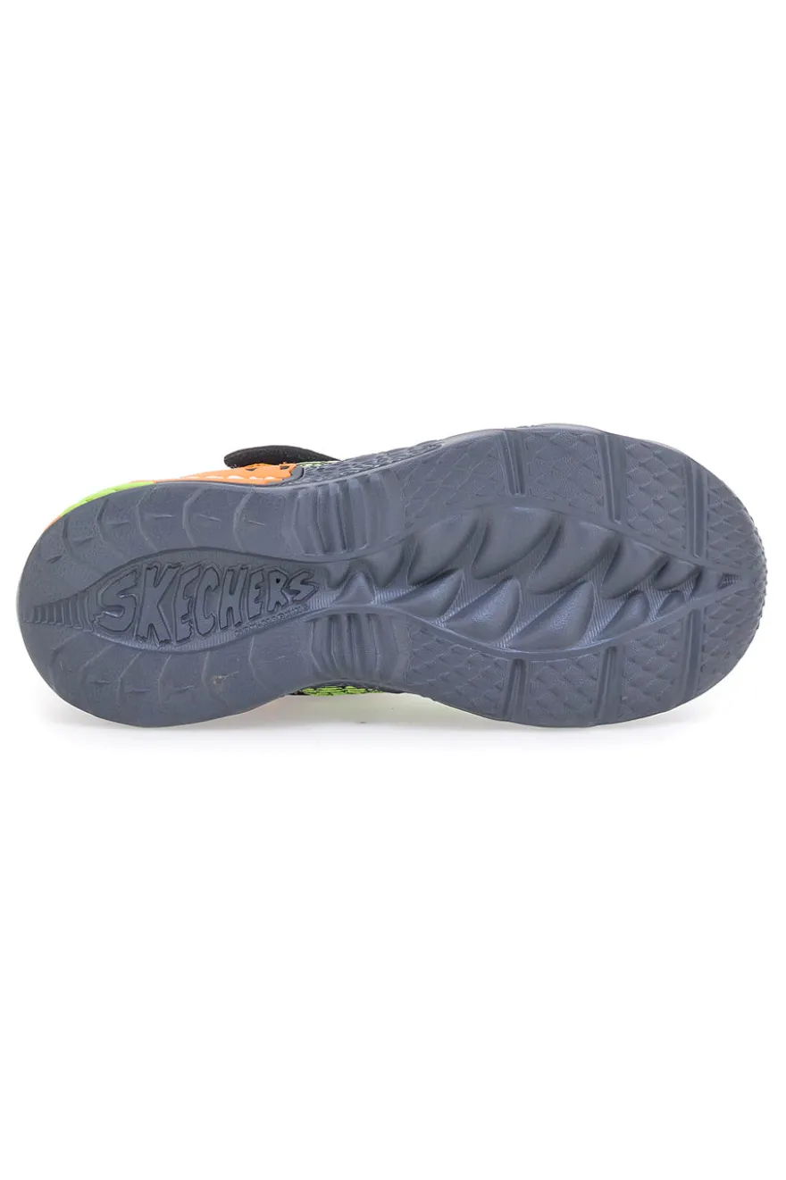 Sneakers con Luci Nere Skechers Dino-Light