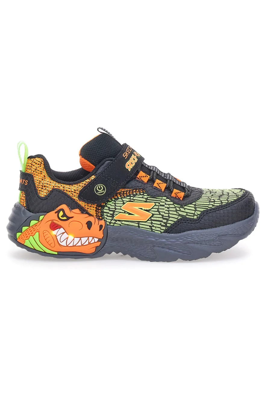 Sneakers con Luci Nere Skechers Dino-Light