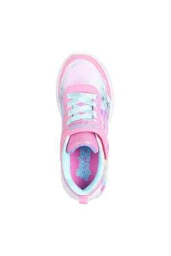 Sneakers con Luci Rosa da Bimbi Skechers Unicorn Dreams-Wishful Magic