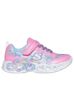Sneakers con Luci Rosa da Bimbi Skechers Infinite Heart Light-Color Lovin