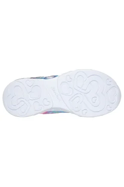 Sneakers con Luci Rosa da Bimbi Skechers Infinite Heart Light-Color Lovin
