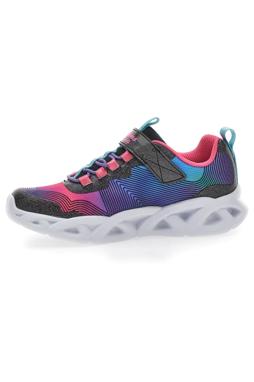 Sneakers con Luci Skechers Twist Bright 2.0 Nero-Fucsia