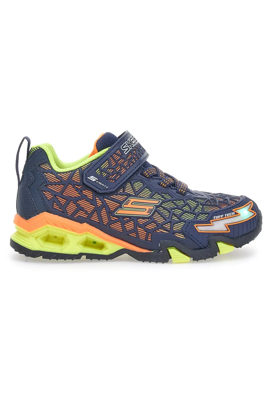 Sneakers Con Luci Skechers Tuff Force Blu