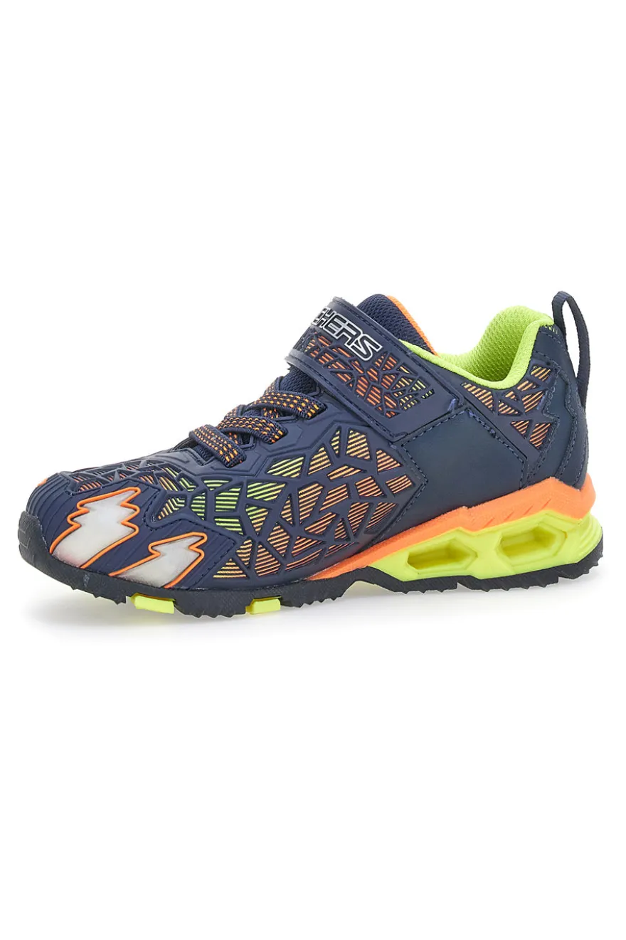 Sneakers Con Luci Skechers Tuff Force Blu