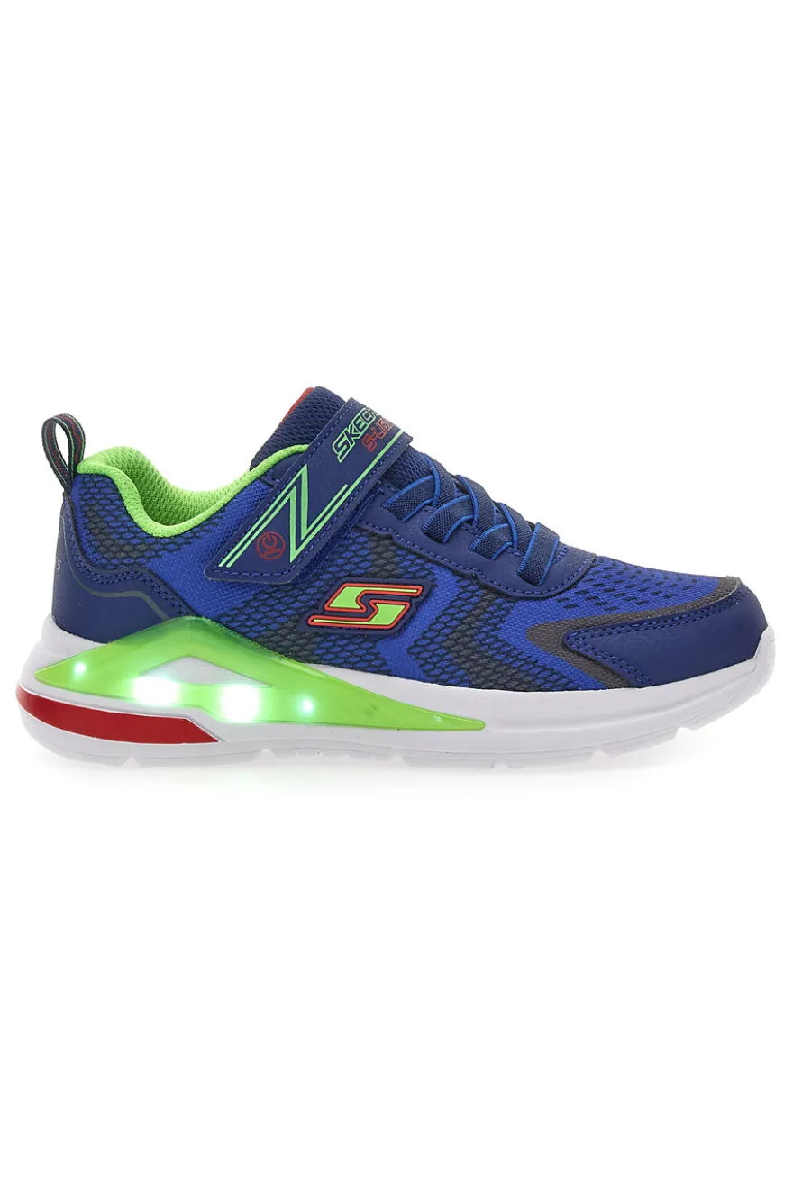 Sneakers Con Luci Skechers Tri-Namic Blu