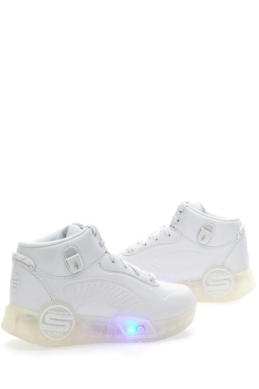 Sneakers con Luci Skechers S-Lights Remix Bianche