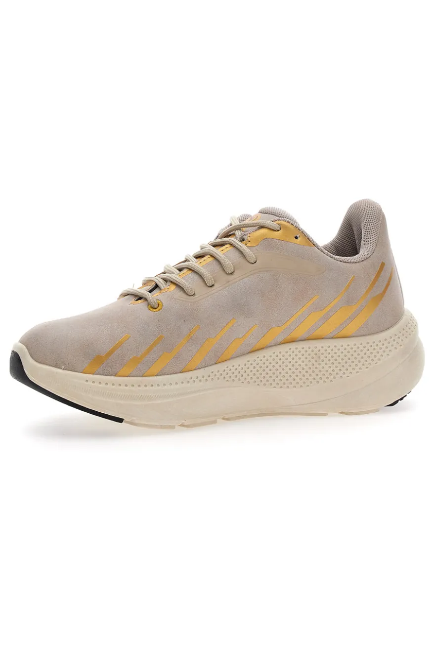 Sneakers Con Platform Beige The First 325302