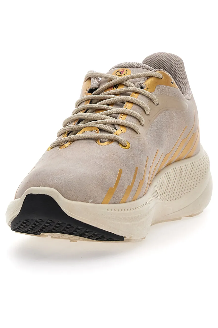 Sneakers Con Platform Beige The First 325302