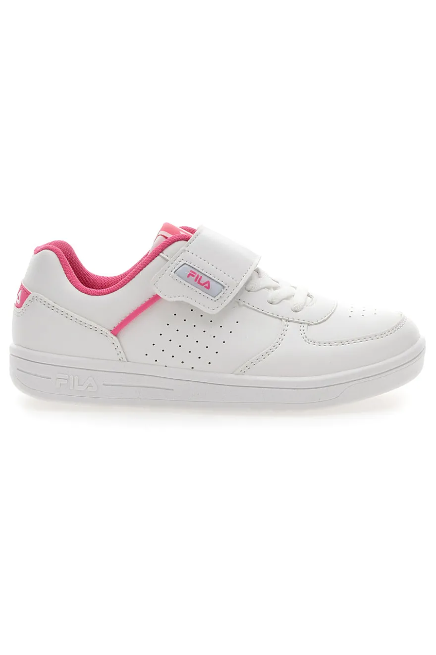 Sneakers con Stappo Fila Court Velcro Bianche
