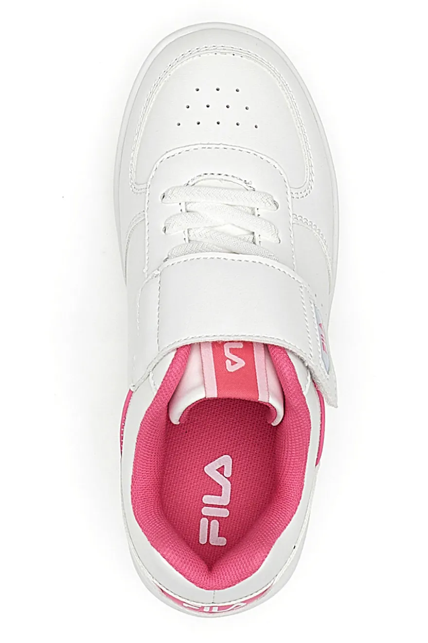 Sneakers con Stappo Fila Court Velcro Bianche