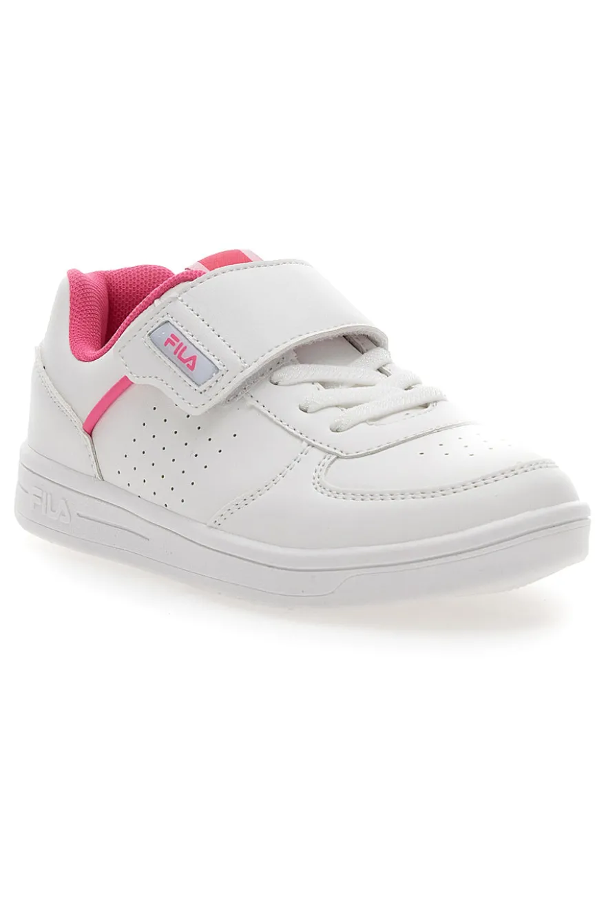 Sneakers con Stappo Fila Court Velcro Bianche