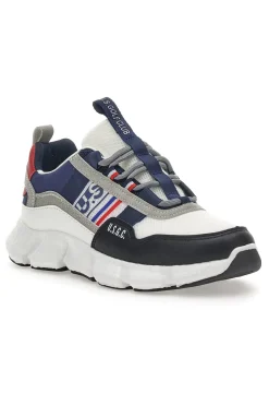 Sneakers con suola Chunky Golf Club 6620 Bianche