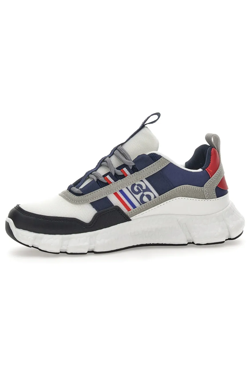 Sneakers con suola Chunky Golf Club 6620 Bianche