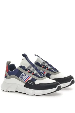 Sneakers con suola Chunky Golf Club 6620 Bianche