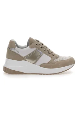 Sneakers con Zeppa Beige Mio Tempo 20205