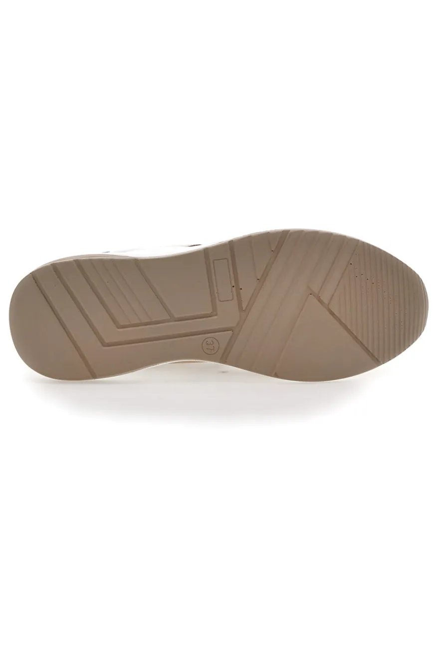 Sneakers con Zeppa Beige Mio Tempo 20205