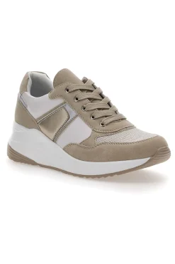 Sneakers con Zeppa Beige Mio Tempo 20205