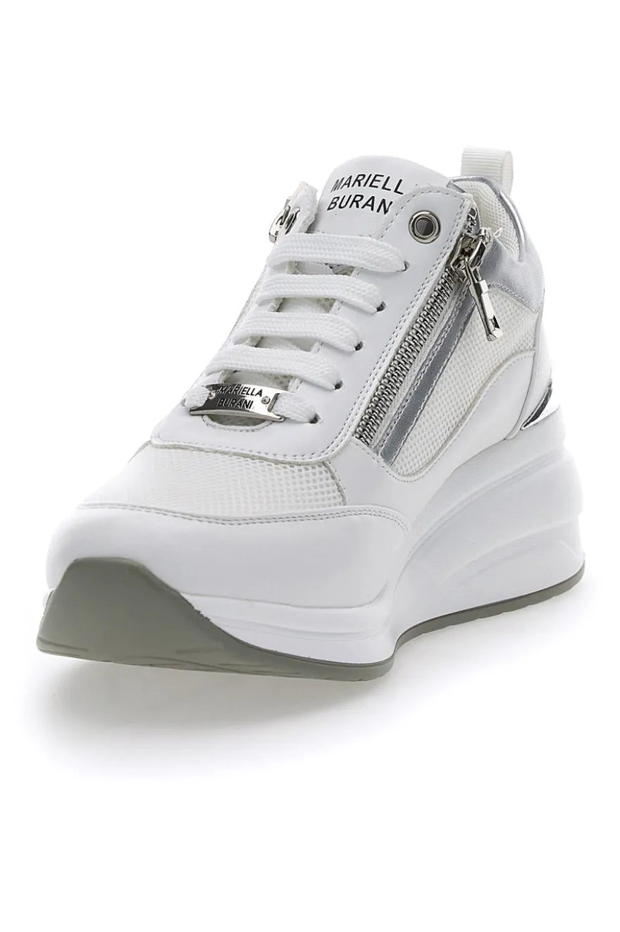 Sneakers con Zeppa Bianche Mariella Burani 50394