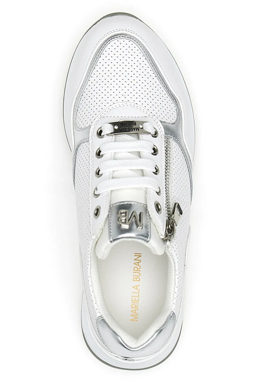 Sneakers con Zeppa Bianche Mariella Burani 50384