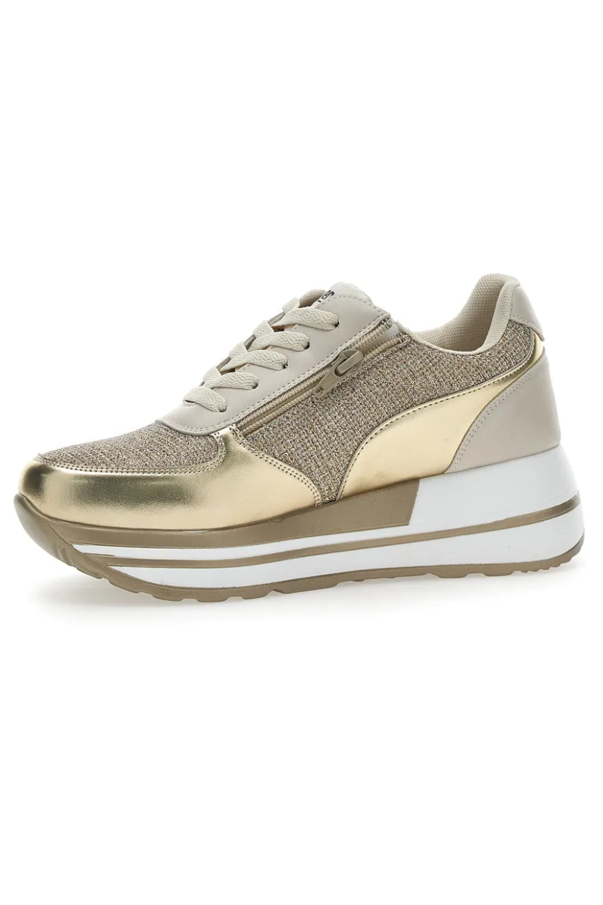Sneakers con Zeppa Energy 143 Oro