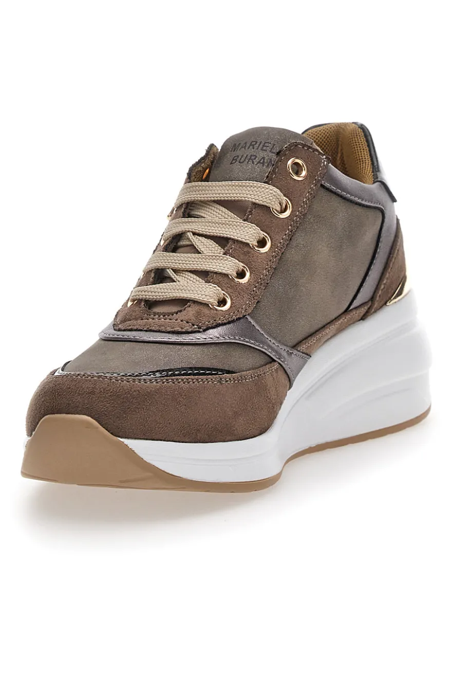 Sneakers con Zeppa marrone MARIELLA BURANI 50941623