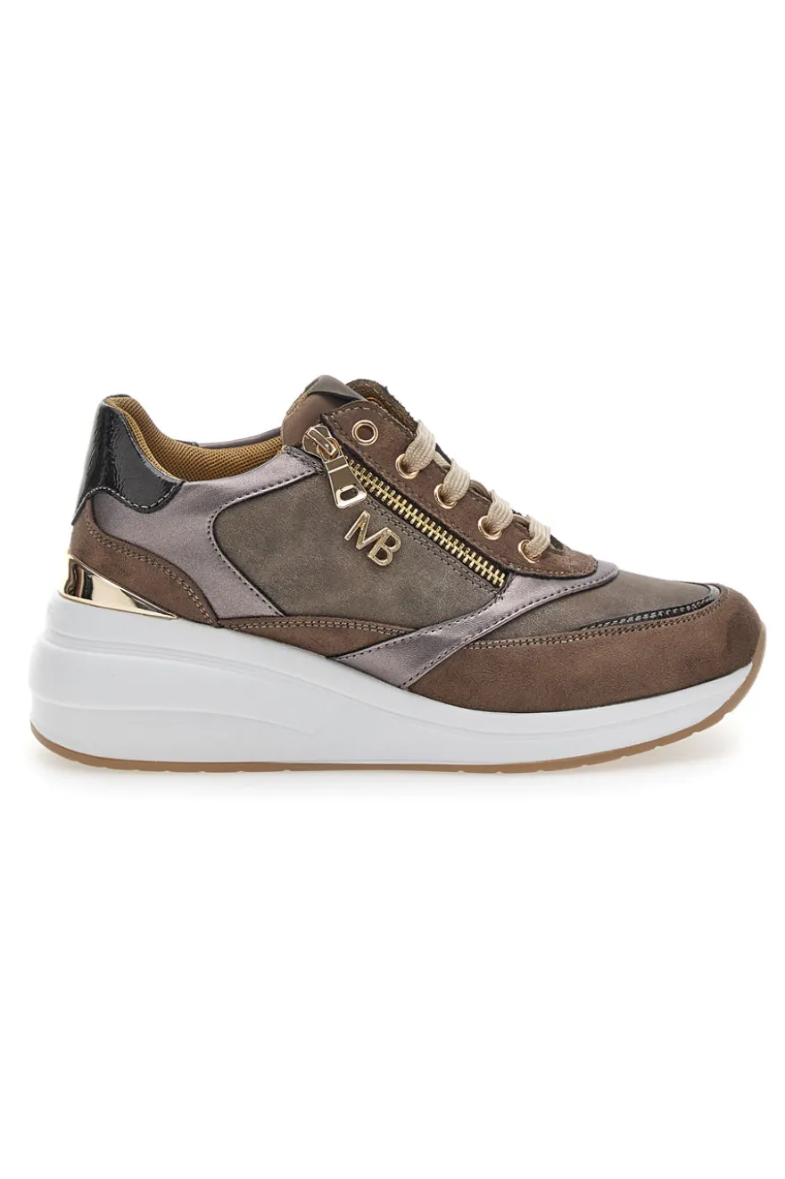 Sneakers con Zeppa marrone MARIELLA BURANI 50941623