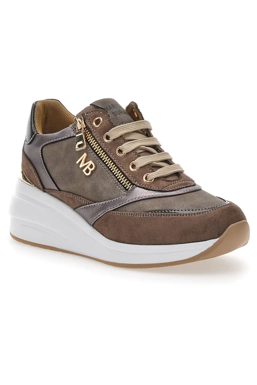 Sneakers con Zeppa marrone MARIELLA BURANI 50941623